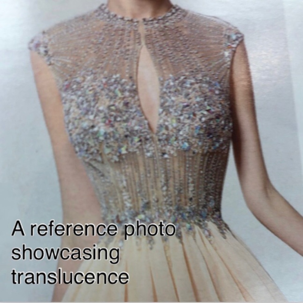 Homecoming dress, pink with sequins - Picture 6 of 7